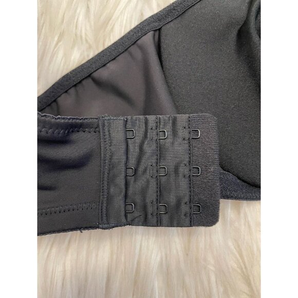 Olga Signature Style 5006 Cushioned Underwire Bra Satin Trim Black Size 38C - Picture 6 of 12